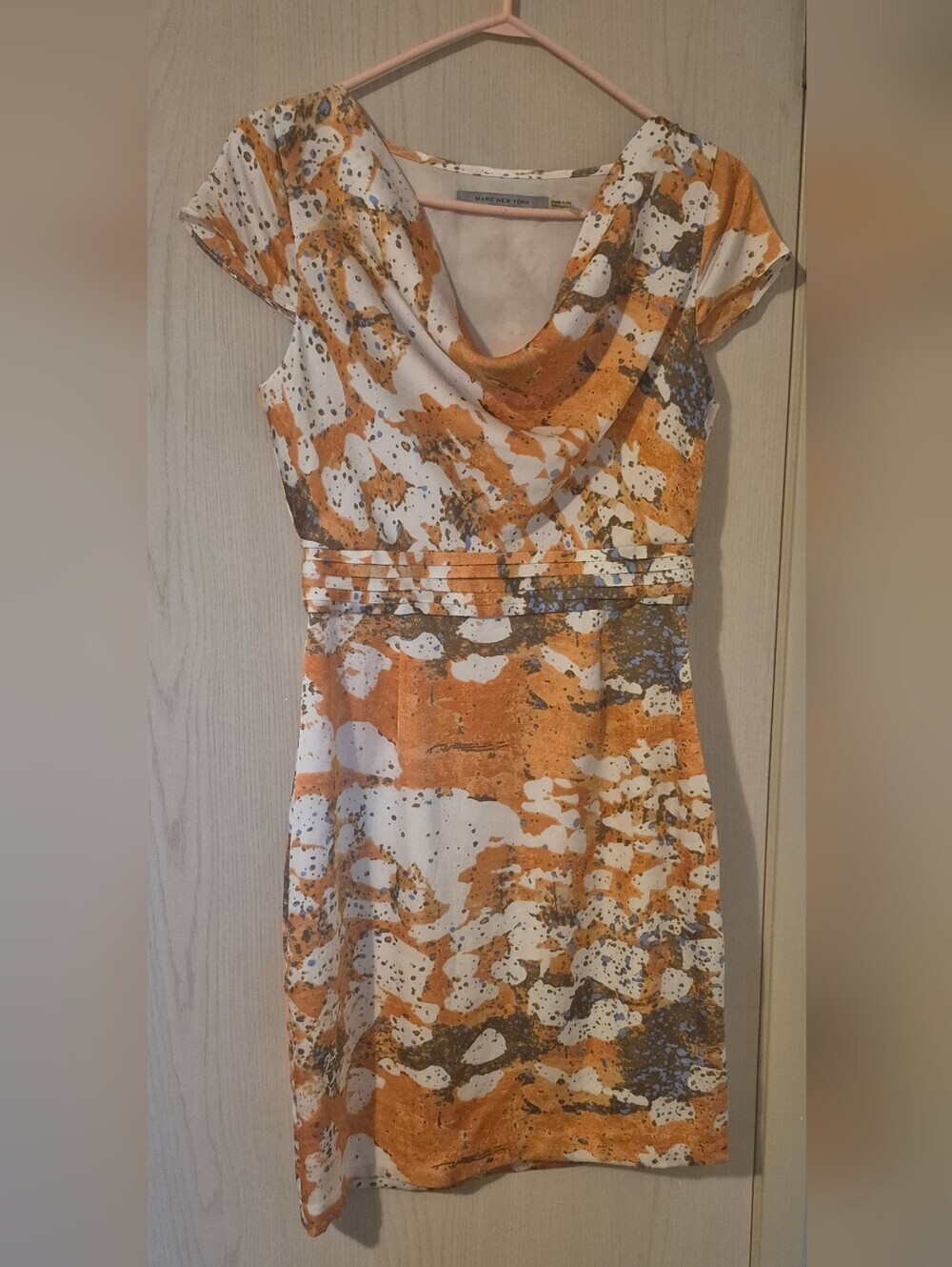 Marc New York by Andrew Marc Printed Sheath Dress | Size 4